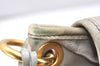 Authentic MIU MIU Matelasse Leather Shoulder Hand Bag Purse Light Green 7360K