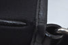 Authentic BURBERRY Nova Check Shoulder Cross Body Bag Nylon Leather Black 7363I