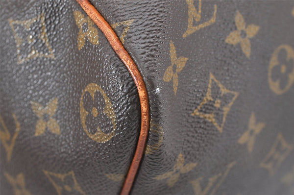 Authentic Louis Vuitton Monogram Keepall 45 Travel Boston Bag M41428 LV 7363K