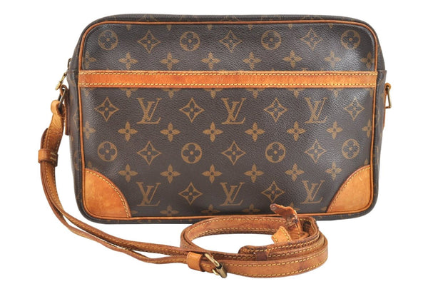 Authentic Louis Vuitton Monogram Trocadero 30 Shoulder Bag M51272 LV Junk 7366K