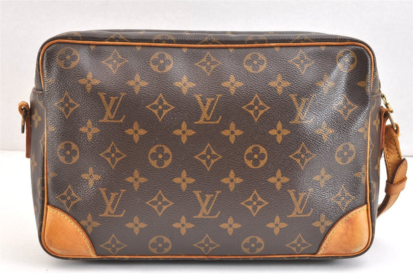 Authentic Louis Vuitton Monogram Trocadero 30 Shoulder Bag M51272 LV Junk 7366K