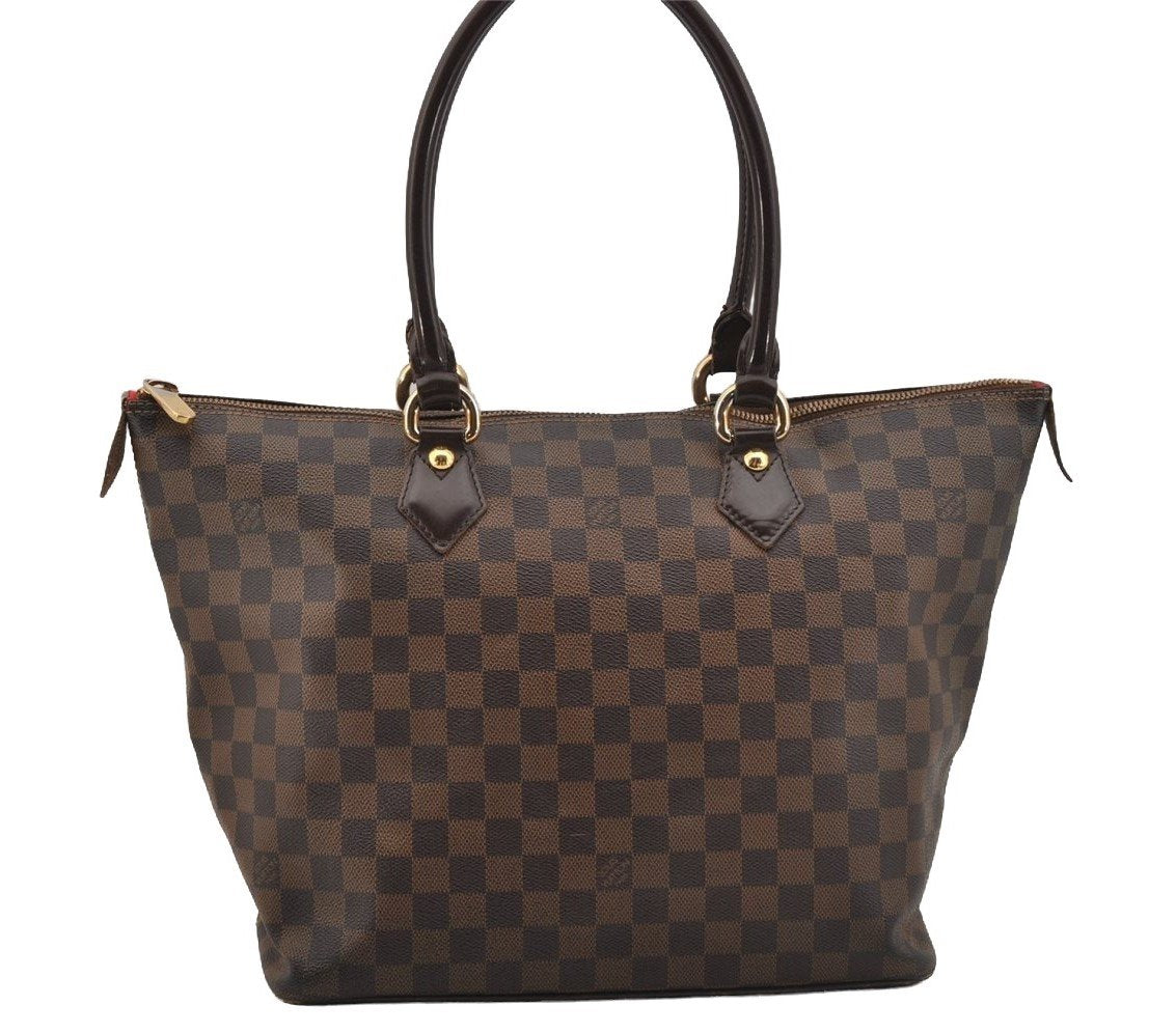 Authentic Louis Vuitton Damier Saleya MM Shoulder Tote Bag N51182 LV 7367I