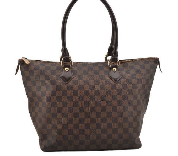Authentic Louis Vuitton Damier Saleya MM Shoulder Tote Bag N51182 LV 7367I