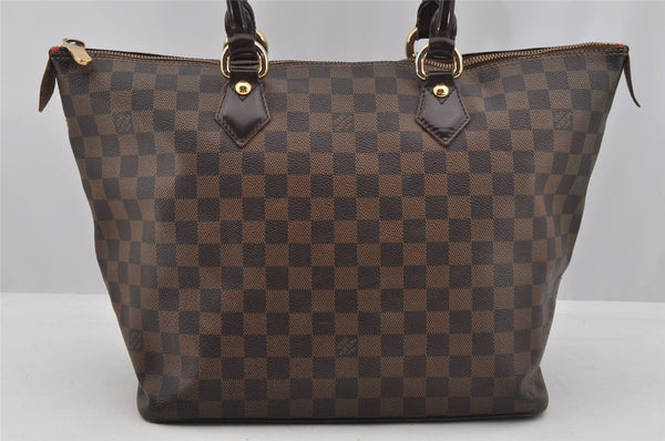 Authentic Louis Vuitton Damier Saleya MM Shoulder Tote Bag N51182 LV 7367I