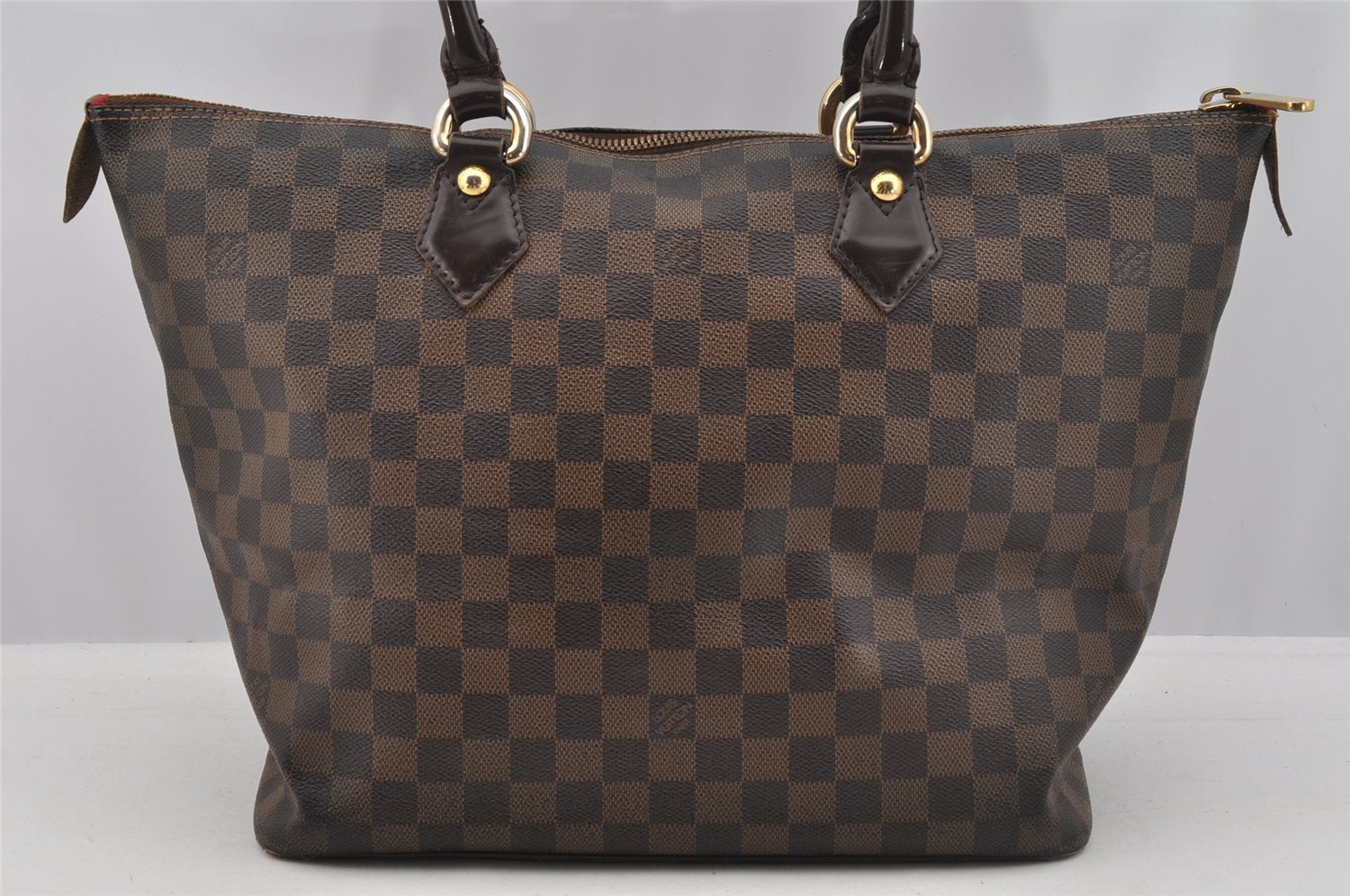 Authentic Louis Vuitton Damier Saleya MM Shoulder Tote Bag N51182 LV 7367I