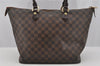 Authentic Louis Vuitton Damier Saleya MM Shoulder Tote Bag N51182 LV 7367I