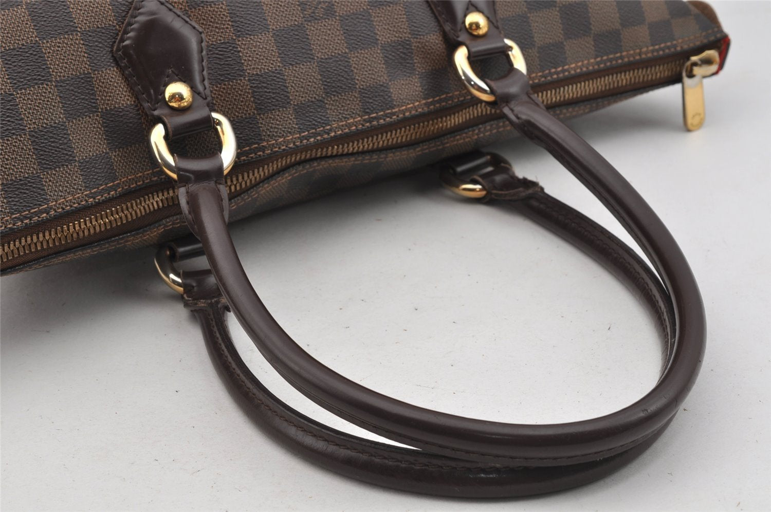 Authentic Louis Vuitton Damier Saleya MM Shoulder Tote Bag N51182 LV 7367I