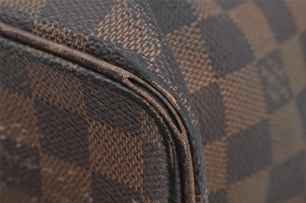 Authentic Louis Vuitton Damier Saleya MM Shoulder Tote Bag N51182 LV 7367I