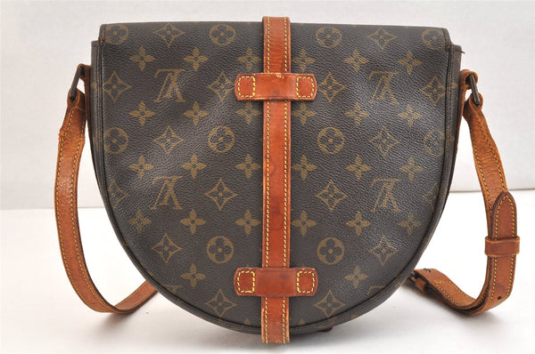 Authentic Louis Vuitton Monogram Chantilly GM Shoulder Bag M51232 LV Junk 7367K