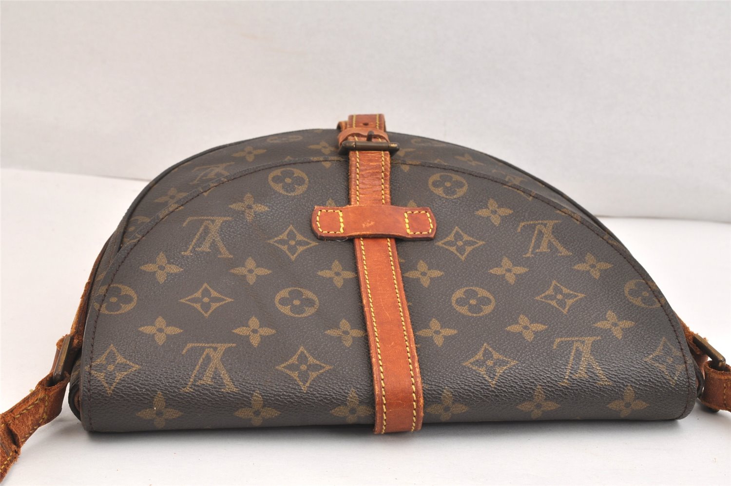 Authentic Louis Vuitton Monogram Chantilly GM Shoulder Bag M51232 LV Junk 7367K