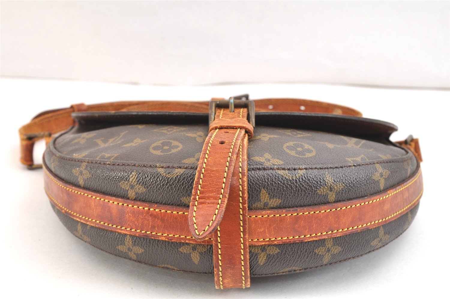 Authentic Louis Vuitton Monogram Chantilly GM Shoulder Bag M51232 LV Junk 7367K