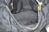 Authentic CHANEL New Travel Line Shoulder Tote Bag Nylon Leather Black 7368I