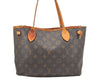 Authentic Louis Vuitton Monogram Neverfull PM Tote Bag M40155 LV Junk 7369K