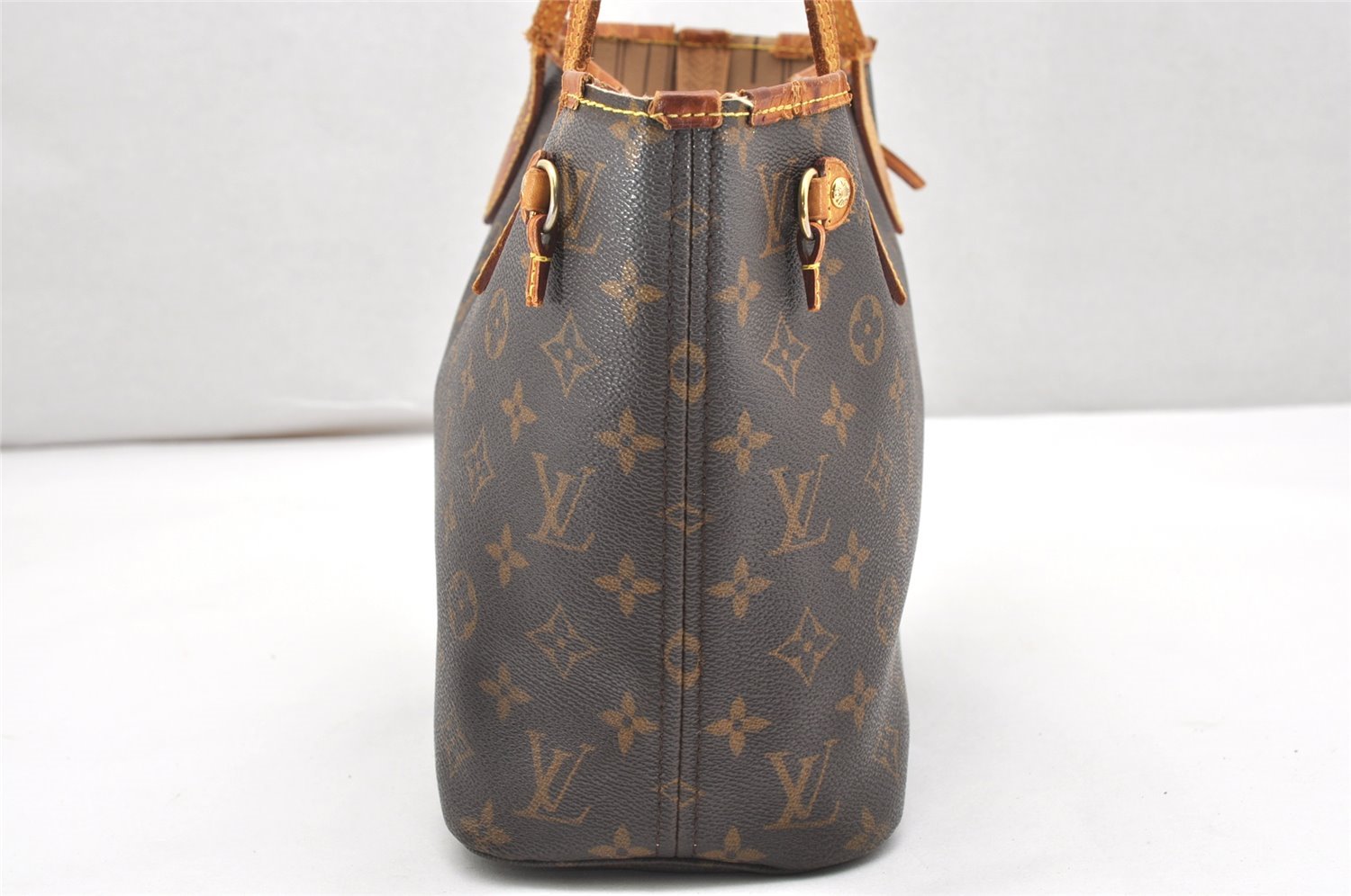 Authentic Louis Vuitton Monogram Neverfull PM Tote Bag M40155 LV Junk 7369K