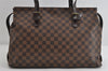 Authentic Louis Vuitton Damier Chelsea Shoulder Tote Bag N51119 LV 7371I