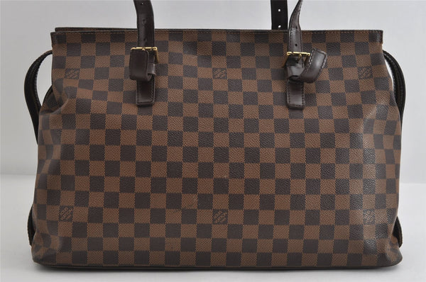 Authentic Louis Vuitton Damier Chelsea Shoulder Tote Bag N51119 LV 7371I