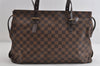 Authentic Louis Vuitton Damier Chelsea Shoulder Tote Bag N51119 LV 7371I