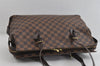 Authentic Louis Vuitton Damier Chelsea Shoulder Tote Bag N51119 LV 7371I