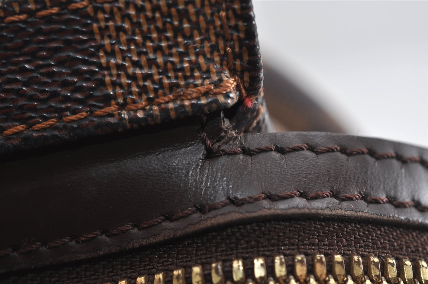 Authentic Louis Vuitton Damier Chelsea Shoulder Tote Bag N51119 LV 7371I