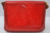 Authentic Louis Vuitton Vernis Thompson Street Shoulder Bag Red M91094 LV 7372I