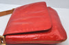 Authentic Louis Vuitton Vernis Thompson Street Shoulder Bag Red M91094 LV 7372I