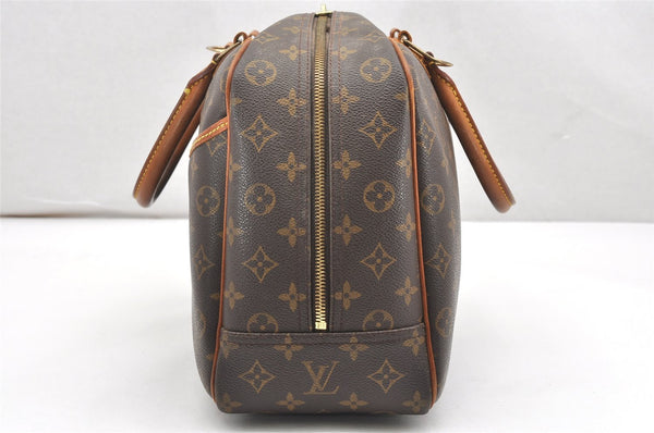 Authentic Louis Vuitton Monogram Deauville Hand Bag M47270 LV 7372K