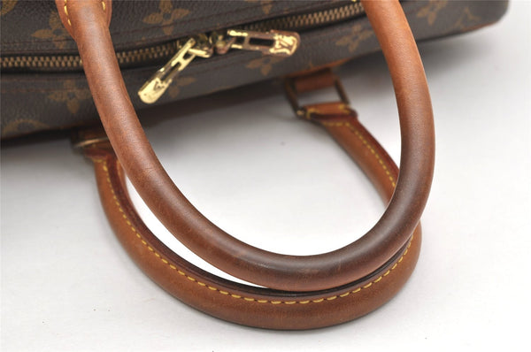 Authentic Louis Vuitton Monogram Deauville Hand Bag M47270 LV 7372K