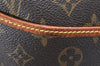 Authentic Louis Vuitton Monogram Deauville Hand Bag M47270 LV 7372K