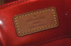 Authentic Louis Vuitton Vernis Reade MM Hand Bag Red M91086 LV 7373I