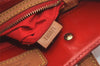 Authentic Louis Vuitton Vernis Reade MM Hand Bag Red M91086 LV 7373I