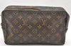 Auth Louis Vuitton Monogram Trousse Toilette 28 Clutch Hand Bag LV Junk 7373K