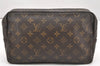 Auth Louis Vuitton Monogram Trousse Toilette 28 Clutch Hand Bag LV Junk 7373K