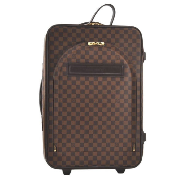 Authentic Louis Vuitton Damier Pegase 55 Travel Carry Bag N23294 LV 7374K