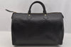 Authentic Louis Vuitton Epi Speedy 35 Hand Boston Bag Black M42992 LV 7376I