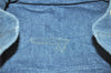 Authentic PRADA Vintage Canapa L Tote Hand Bag Denim Blue 7378I