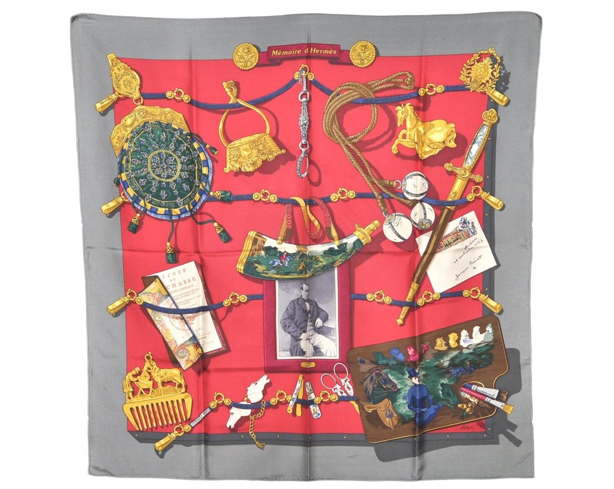 Authentic HERMES Carre 90 Scarf 