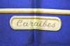 Authentic HERMES Carre 90 Scarf "Caraibes" Silk Blue 7379K