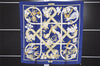 Authentic HERMES Carre 90 Scarf "Caraibes" Silk Blue 7379K