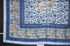 Authentic HERMES Carre 90 Scarf "CHASSE EN INDE" Silk Light Blue 7380K