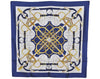 Authentic HERMES Carre 90 Scarf "Eperon d' or" Silk Navy 7381K