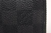 Authentic Louis Vuitton Damier Graphite Zippy Organizer Wallet N63077 LV 7382I