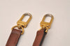 Authentic Louis Vuitton Leather Shoulder Strap Brown 40.6-47.6" LV 7382J