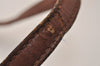 Authentic Louis Vuitton Leather Shoulder Strap Brown 40.6-47.6" LV 7382J