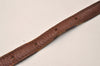 Authentic Louis Vuitton Leather Shoulder Strap Brown 40.6-47.6" LV 7382J