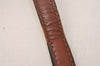 Authentic Louis Vuitton Leather Shoulder Strap Brown 40.6-47.6" LV 7382J