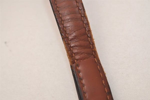 Authentic Louis Vuitton Leather Shoulder Strap Brown 40.6-47.6" LV 7382J