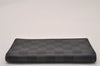 Auth Louis Vuitton Damier Graphite Agenda Poshe Note Book Cover R20975 LV 7383I