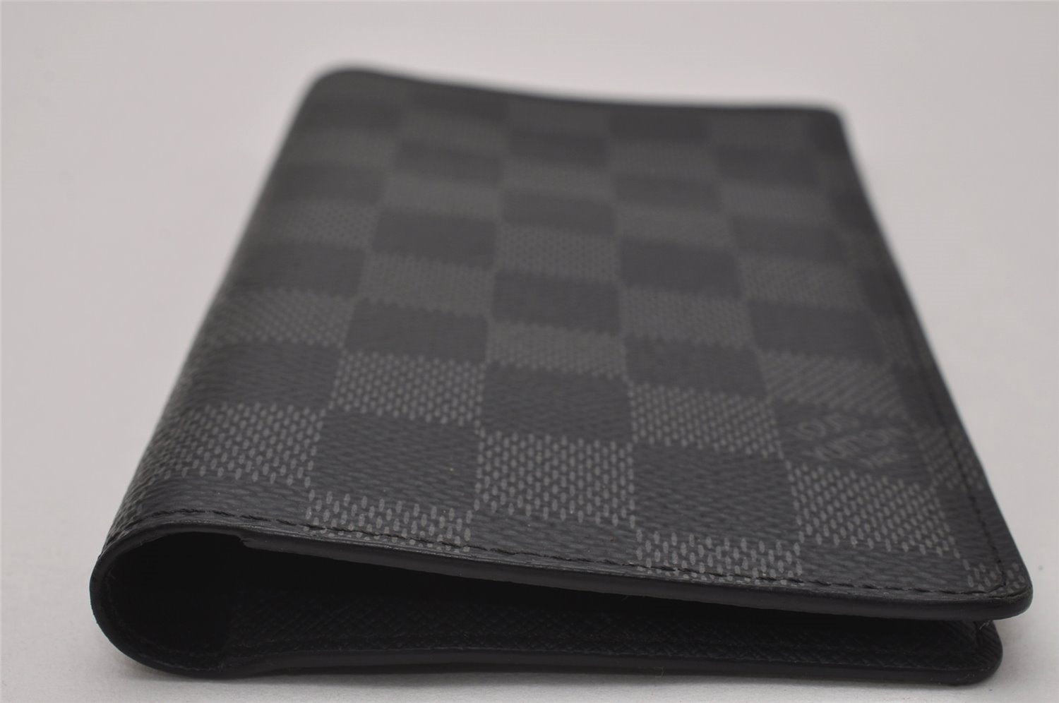 Auth Louis Vuitton Damier Graphite Agenda Poshe Note Book Cover R20975 LV 7383I