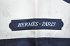 Authentic HERMES Carre 90 Scarf "HARNAIS DE COUR" Silk Navy 7384K