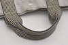 Authentic HERMES New Fourre Tout MM Vintage Hand Tote Bag Canvas Gray 7385I